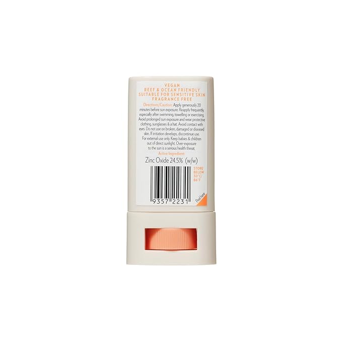 LITTLE URCHIN Natural Zinc Sunscreen Stick – SPF 50+ Broad Spectrum, Water Resistant – Medium Tint – Vegan, Reef Safe – 24.5% Zinc Oxide – Pocket Size – 0.7 oz