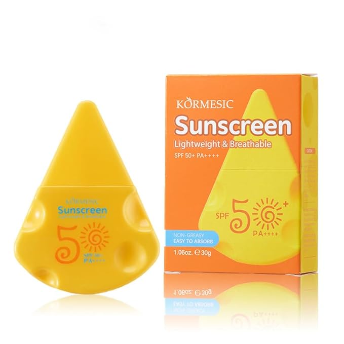 5-in-1 Broad Spectrum Sunscreen SPF50+ PA++++, Lightweight Watery Essence, Strong UVA/UVB Protection, Water Resistant, Non-Greasy & Gentle for Face and Body (Small Triangle)
