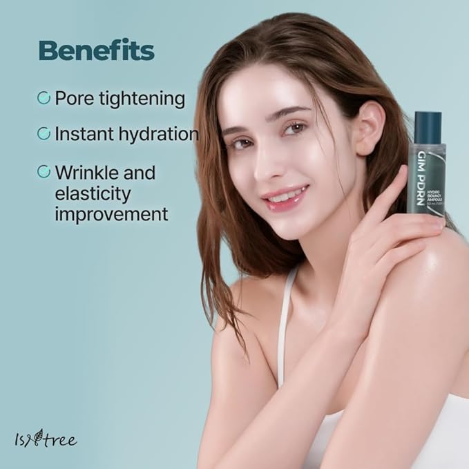 ISNTREE Hydration & Firming Skincare Set – Hyaluronic Acid Sun Gel + Aqua Gel Cream + PDRN Ampoule + Sleeping Mask | Korean Skincare Routine Bundle