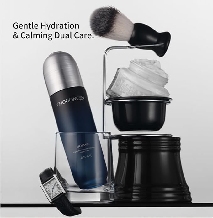 CHOGONGJIN Homme Men's Dual-Action Skincare Set | Toner & Emulsion Gift Kit (2-Piece)