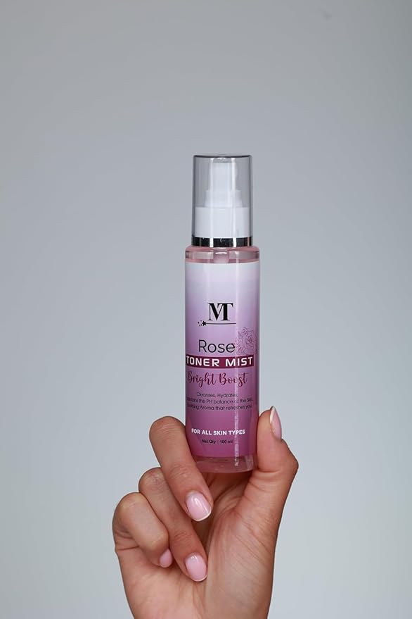 BEMT Rose Water Face Mist – Hydrating & Refreshing Toner Spray for All Skin Types | Natural Rose Fragrance, Gentle Daily Mist (100 ml)