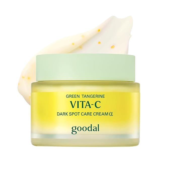 GOODAL Green Tangerine Vitamin C Cream [Advanced Ver.] – Vitamin C Cream with 5% Niacinamide | Fades Dark Spots, Boosts Radiance & Hydrates | Korean Skincare 1.69oz / 50ml