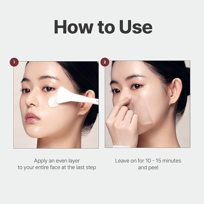 NACIFIC Rice Pepta Collagen Peel-Off Wrapping Mask 2.46oz 70g, Facial Mask Pack, Firming, Elasticity, Pore Minimizing, Glowy Glass Skin, Korean Skincare