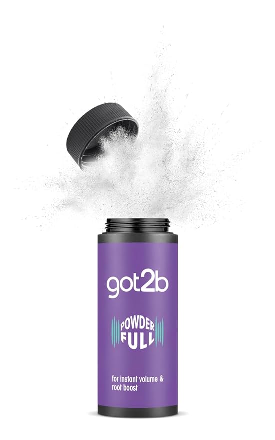 Got2B Schwarzkopf Powder'ful Unisex Root Hair Styling Powder, For Instant Volume and Root Boost, Vegan, 10g