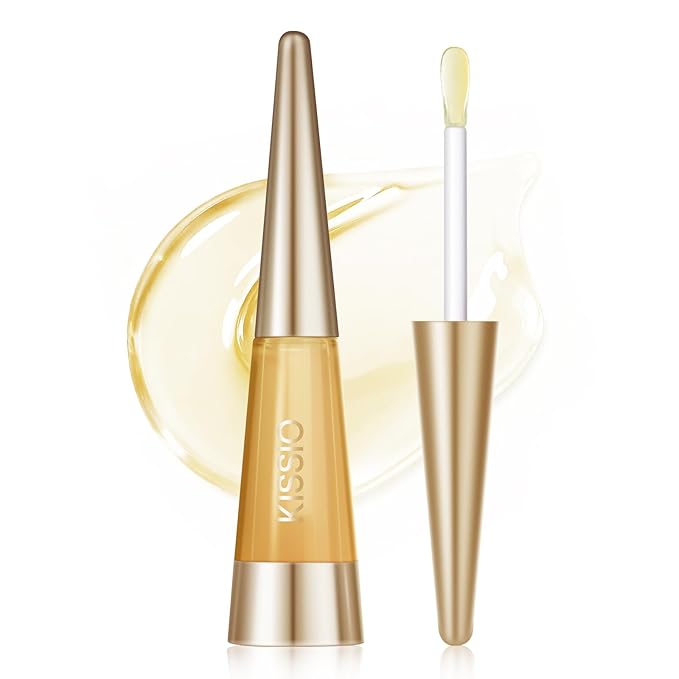 KISSIO PLUMP Lip Plumper,0.3 fl oz (9 ml),Maximum Plump with Ginger and Peptides,Extreme Lip Plumper,Hydrating and Plumping,Lips Lines Care,Lips Gloss,Proficient