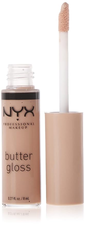 NYX PROFESSIONAL MAKEUP Fat Oil Lip Drip Gloss & Butter Gloss Lip Gloss Bundle - My Main (Clear) & Fortune Cookie (True Nude)