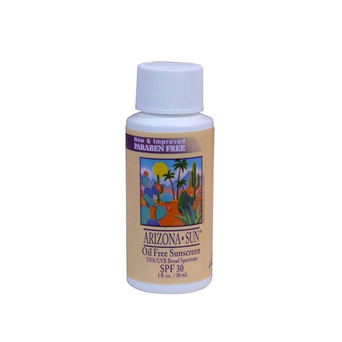 Arizona Sun - Sunscreen SPF 30 – 1 oz – Total Sun Protection Lotion - Oil Free Sunblock Cream - Face and Body Sun Screen – Sun Block