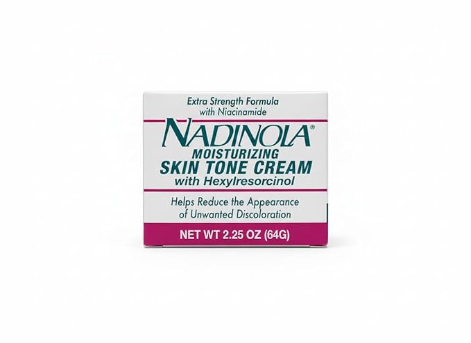 Nadinola Moisturizing Skin Tone Cream with Niacinamide and Hexylresorcinol 2.25 Oz