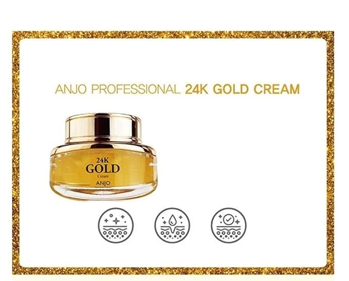 ANJO Skin Care 24K 1set 6+2 Toner 120ml, Emulsion 120ml, Essence 35ml, Cream 50g, Eye Cream 30g, Ampoule 35ml + Portable (Toner, Emulsion)