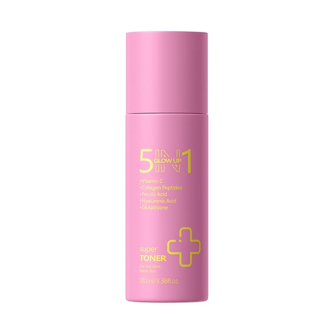 Facial Toner Mist 100ml, Hydrating Essence Water for Face, Gentle Daily Balancing Treatment for Even Texture Pink One Size
