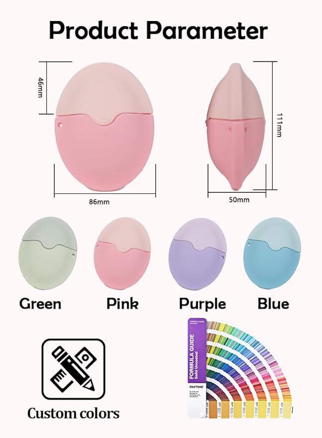 Sunscreen Applicator For Kids, Roll on Sponge Applicator for Sunscreen -Sunblock Buddy Brush Set with Protective Caps, Sun Lotion Applicator Sun Cream Brush for Adults & Families Travel, Purple