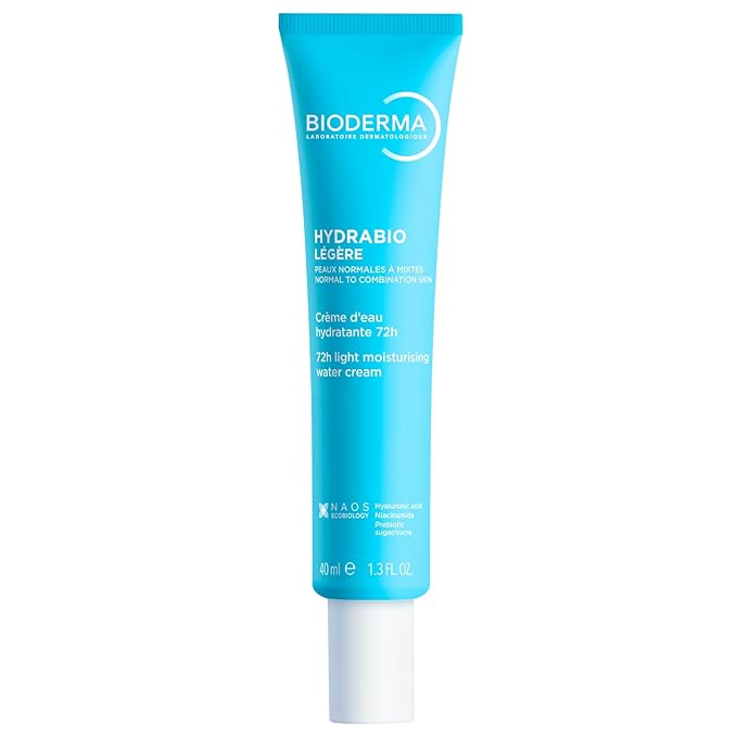 Bioderma Hydrabio Face Cream, Gel Cream Moisturizer, Provides Radiance, Lightweight Face Moisturizer for Normal to Combination Sensitive Skin, 1.33 Fl Oz (Pack of 1)