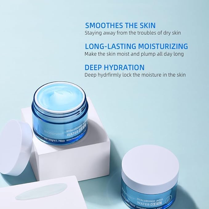 Hydro Boost Hyaluronic Acid Moisturizing Cream, Face Moisturizer For Oil Skin, Hyaluronic Acid Formula Combined With Water,Lightweight and 24 Hours Of Long-lasting Hydration-1.76Oz (Cream)