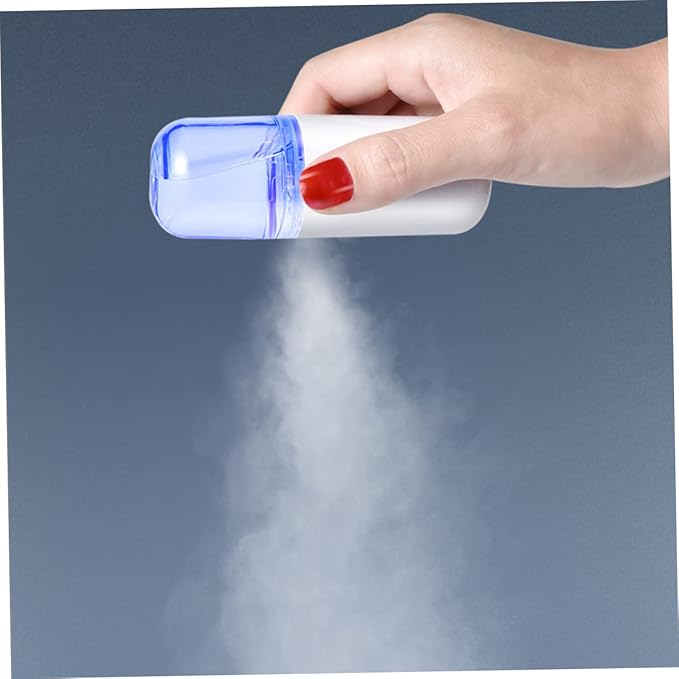 2pcs Nano Spray Humidifier Moisturizer for Skin Mini Portable Facial Toner Sprayer for Dry Skin