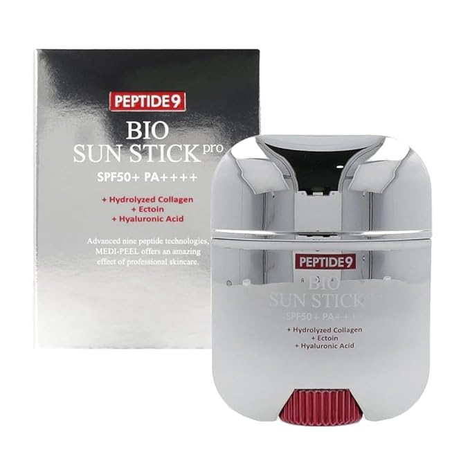 Generic Peptide 9 Bio Sun Stick PRO SPF50+ PA++++ | 20g - Advanced UV Protection with Peptide Complex, Collagen and Hyaluronic Acid