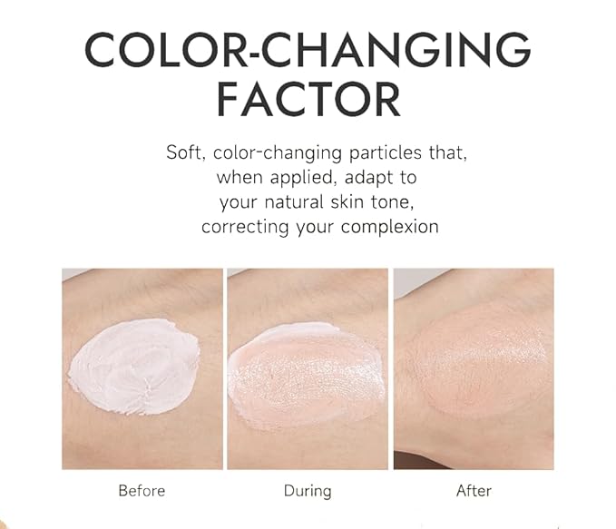 CC Cream for Older Women, Skin Tone Adjusting CC Cream Spf 43, Self Adjusting for Mature Skin, Intense Moisture, Conceals Pigmentation, All Skin Types (1 PCS)