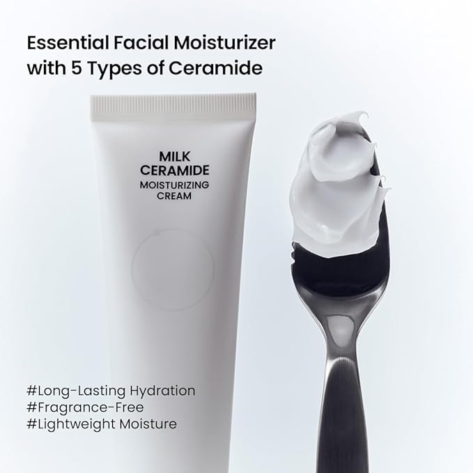beplain Milk Ceramide Moisturizing Cream for face | Facial Cream for Glowy & Hydrating Skin | Suitable for sensitive & dry skin | Korean skin care | Kbeauty (1.69 fl oz/ 50ml)