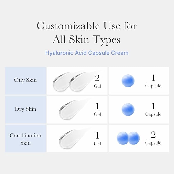 medicube Hydration & Calm Facial Device Set: Booster Pro Black and Hyaluronic Acid Capsule Cream | for Radiant and Firmer-Looking Glow and Soothing Care, Korean Skincare