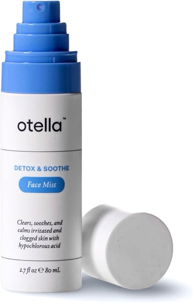 Detox & Soothe Face Mist with Hypochlorous Acid .02% | 2.7 oz | Helps Reduce Redness, Irritation, Breakouts | Rosacea, Eczema, Sensitive-Skin Safe | Barrier Protecting & Skin Cleansing Toner