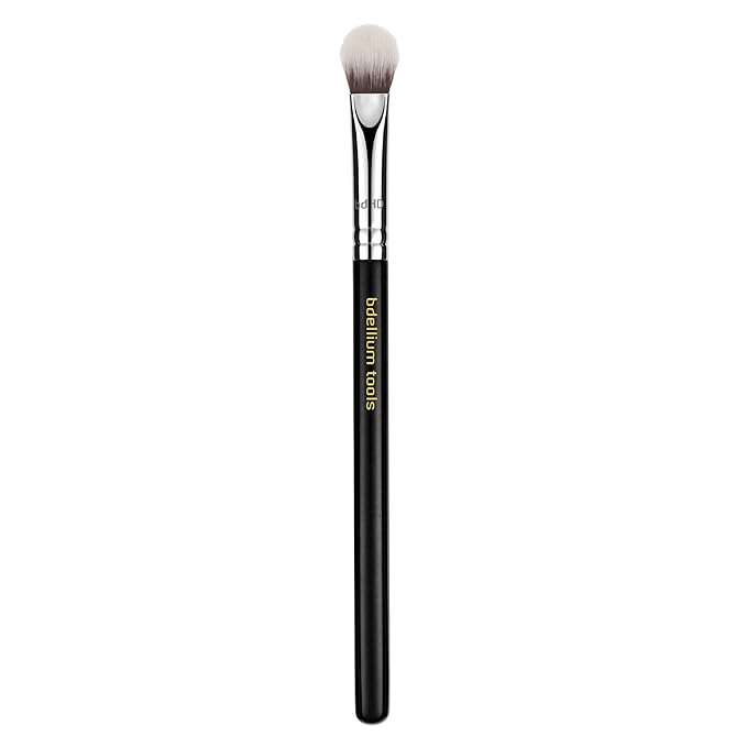 Bdellium Tools Professional Makeup Brush - Maestro Series 788V BDHD Phase III Blending/Concealing - With Soft Synthetic Fibers, For Blend & Soften (Black, 1pc)