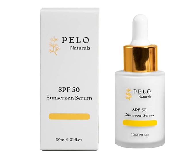 SPF 50 Serum- Lightweight Mineral Facial Sunscreen for All Skin Types- Dewy Glow, No White Cast- Sunscreen for Face with Zinc Oxide, Titanium Dioxide 1oz