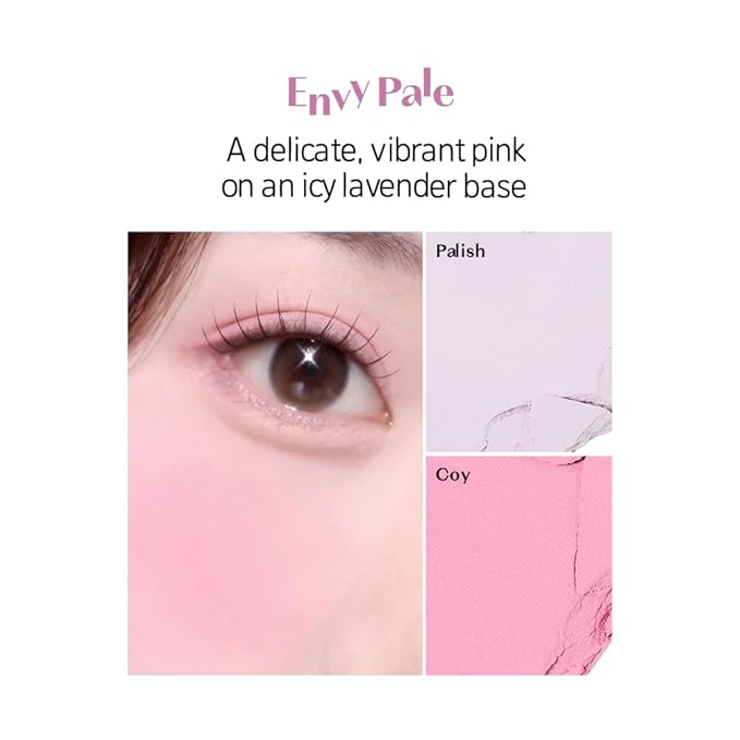 ETUDE Heart Pop Duo Blush, Soft Glow Cheek Colors, Natural Highlight & Glossy Finish, Lightweight Dual-Tone Formula, Korean Makeup Artist Collab, Compact 0.2 oz – Enviflash