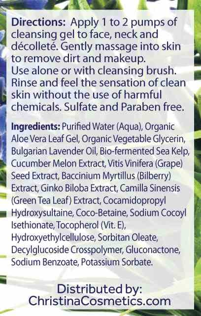 Christina Cosmetics 3-Step Organic Anti-Aging Skin Care Set – Cleanser, Toner & Moisturizer – Hydrating, Clean Beauty, Plant-Based, Sulfate & Paraben-Free