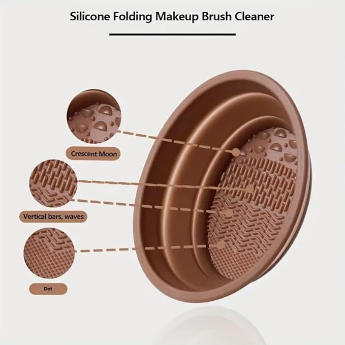HGHDBT 42Pcs Brown Makeup Brushes Set Professional Premium Synthetic for Blush Foundation Eye Shadow Concealer Powder Eye & Face Make up Brush Kit with Beauty Blender Sponge Set Tools