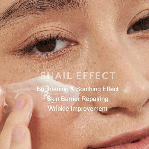 MIZON Full Korean Skincare Set Allin1 Snail Repair Cream Snail Repair Intensive Ampoule Snail Repairing Foam Cleanser and Snail Repair Eye Cream Stocking Stuffers Chirstmas Gift