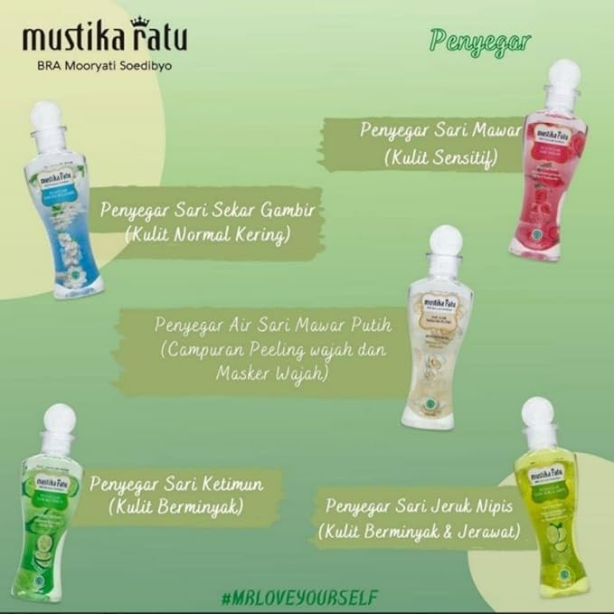 Mustika Ratu, Face Toner, 150ml, Rose (Pack of 1)