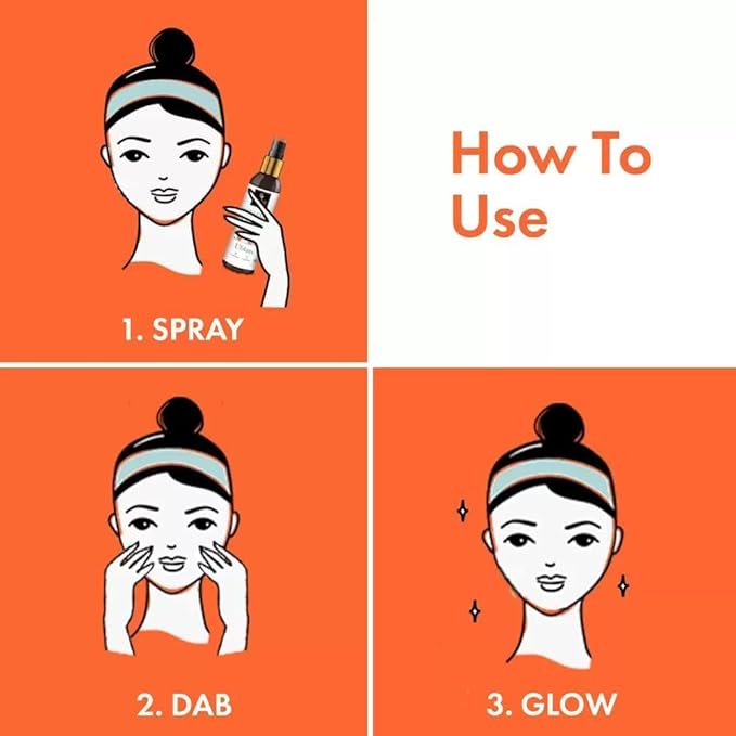 Good Vibes Insta Glow Face Toner Spray | Ubtan with Saffron & Turmeric | Hydrating & Refreshing Skin Mist | Alcohol-Free, Paraben-Free | All Skin Types | 4.06 Fl Oz (120ml)