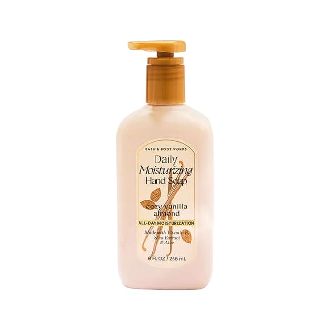 Bath & Body Works Daily Moisturizing Hand Soaps 9 fl oz (Cozy Vanilla Almond)