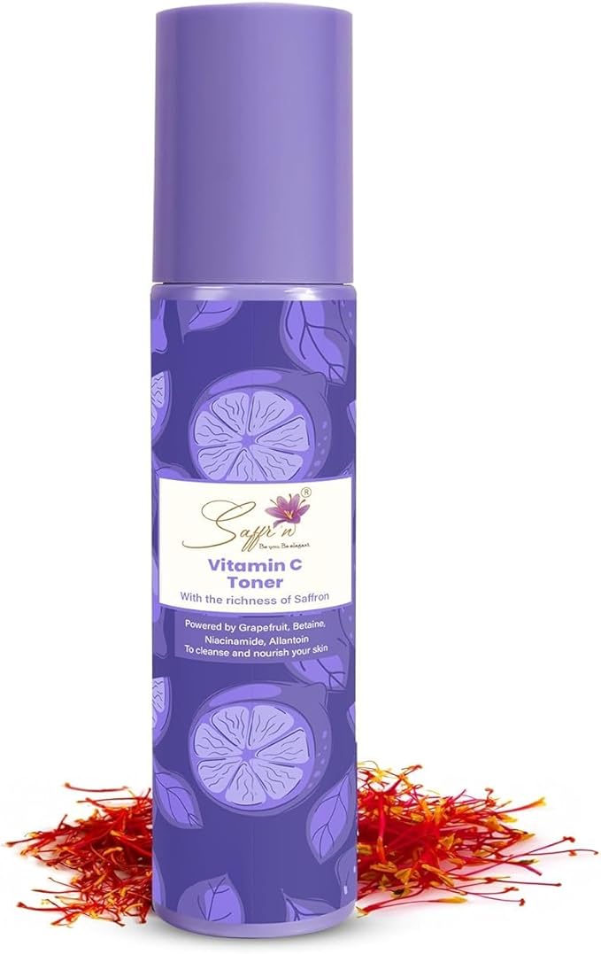 PRZX Vitamin C Face Toner with Niacinamide, Hyaluronic Acid & Saffron Extract – Refreshing Skin Hydration, 150ml