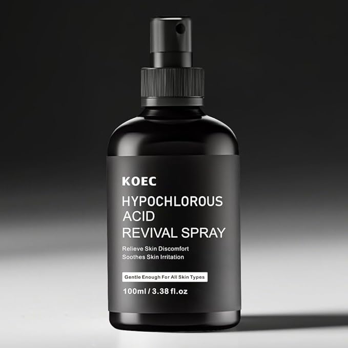 KOEC Hypochlorous Acid Revival Spray,Soothing & Purifying & Calming Face Toner & Cleanser for All Skin Types 100ml