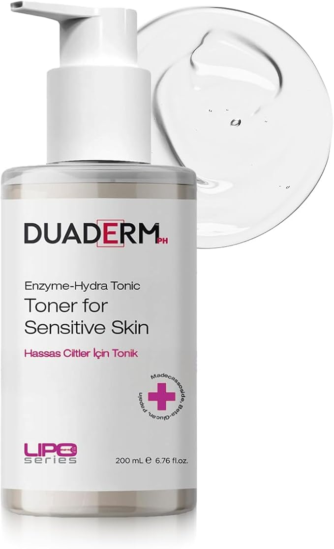 DUADERM Enzyme-Hydra Tonic Toner for Sensitive Skin, Hydrating Alcohol-Free Face Toner, Barrier-Supporting Enzyme Formula, 6.7 fl oz (200 mL)
