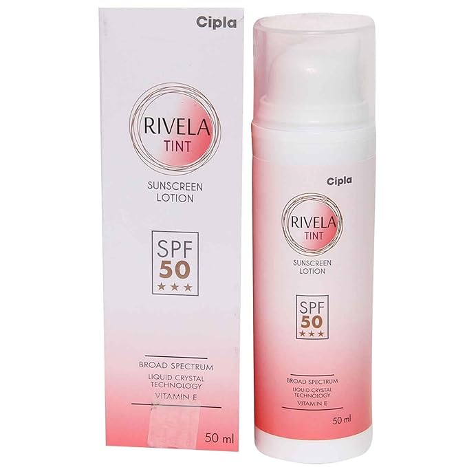 Cipla Rivela Tint Sunscreen Lotion With Velvety Touch SPF 50