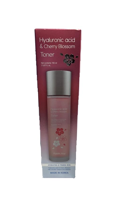 GENERIC HYALURONIC ACID & CHERRY BLOSSOM 3-PIECE SET, KOREAN SKINCARE COLLECTION WITH FACIAL TONER 5.07 FL.OZ., EMULSION 4.5 FL.OZ., & SERUM 1.18 FL.OZ. (SET OF 3)