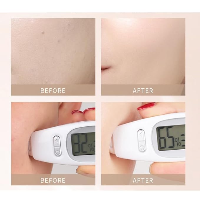 1 PC COFU Air Cushion CC Cream Foundation, Long Lasting Light Weight Moisturizing Foundation Cushion BB Cream with Refill (Ivory, 13g+13g)