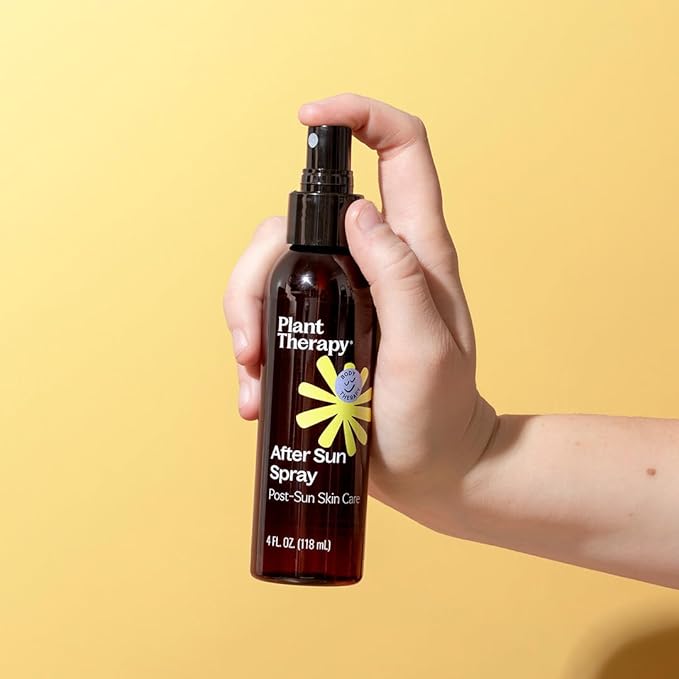 Plant Therapy After Sun Spray 4 oz, Natural Sunburn Relief, Instantly Soothes & Supports Skin Recovery, Reduces Discomfort from Irritated Skin, Includes Aloe Vera