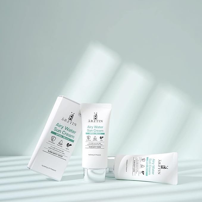 Airy Water SUN Cream SPF50+, PA++++, Lotion Type, NO Whitecast Smooth Texture Light Finish Sun Lotion
