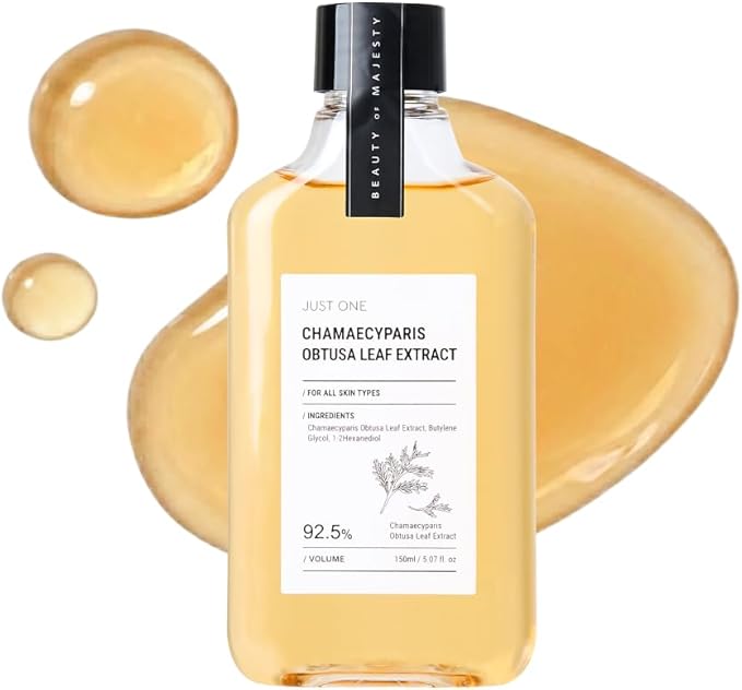 BOM Cosmetics Just One Chamaecyparis Obtusa Leaf Extract 5.07 Fl. Oz, Facial Toner with 100% Herbal Extract, Hydrating & Calming, Soothe Sensitive Skin, Vegan, Korean Skincare