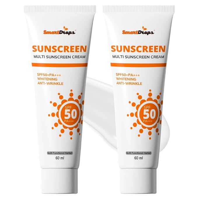 Face Sunscreen With SPF 50+ | Travel Size Sunscreen | Water Resistant Sunscreenn 120 ml