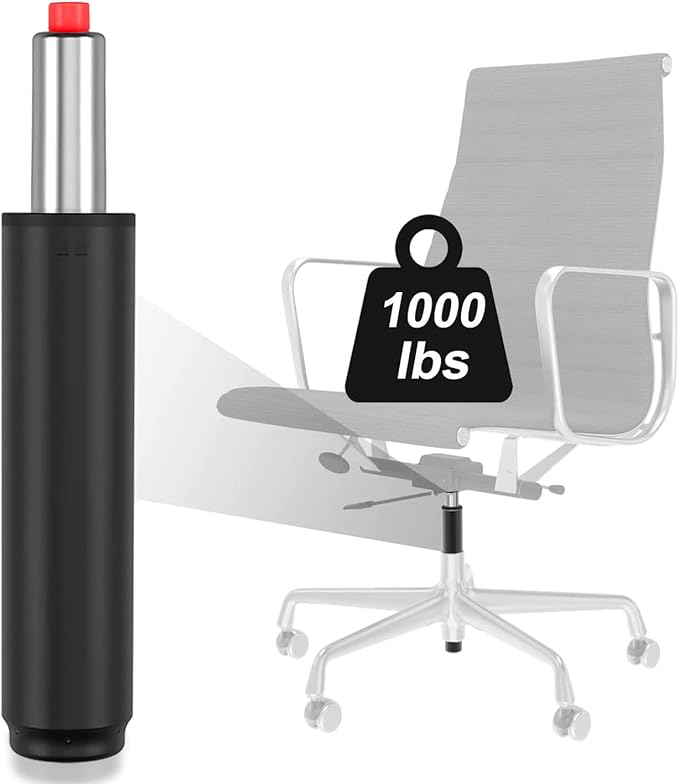 Universal Size Chair Cylinder Replacement Parts 4.0 inch Stroke Heavy Duty Gas Lift Cylinder for Office Desk Chairs/Gaming Chair,Hydraulic Piston Cylinder Heavy Duty 1000 LBs