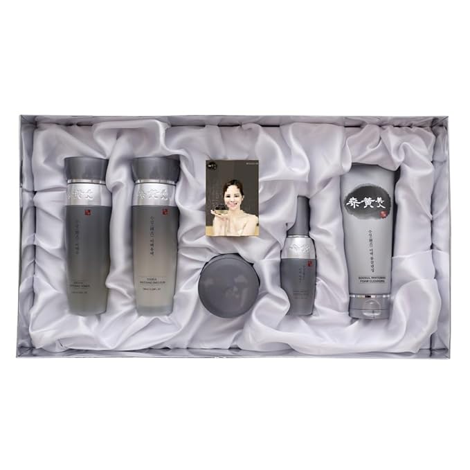 Hydrating Care Set – Toner, Emulsion, Essential Serum, Hydrating Cream, Foam Cleanser with SangHwang Mushroom Extracts