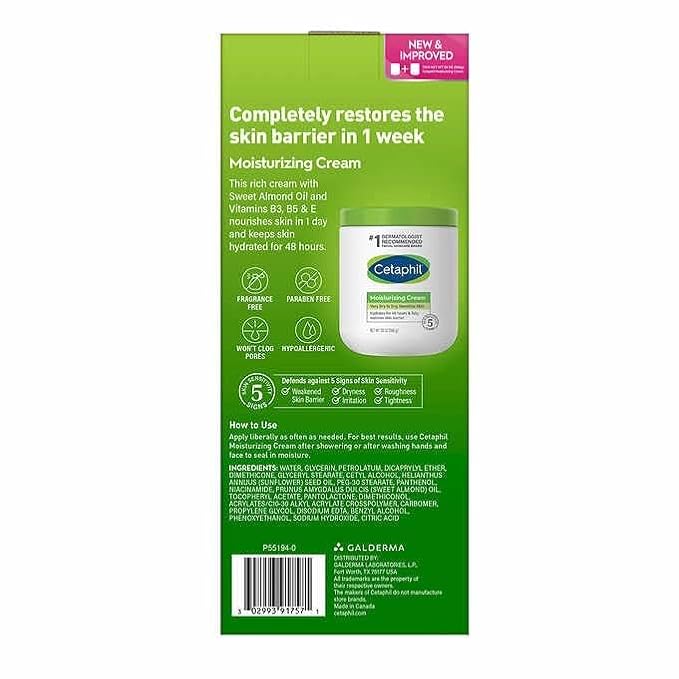 Moisturizing Cream 20 oz, 2 Pack