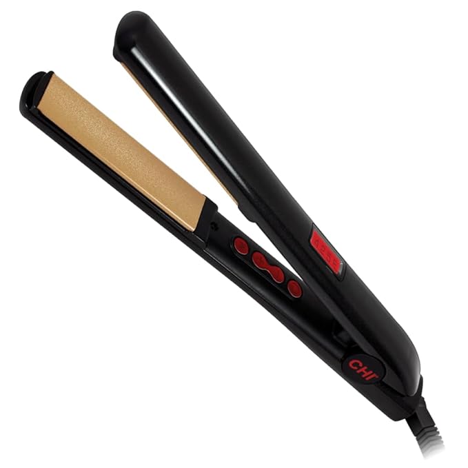 CHI G2 Titanium Infused Ceramic 1" Flat Iron Hair Straightener, Digital Temperature Control, Color-Coded Heat Settings for All Hair Types, Fast Heat-Up & Smooth Frizz-Free Finish