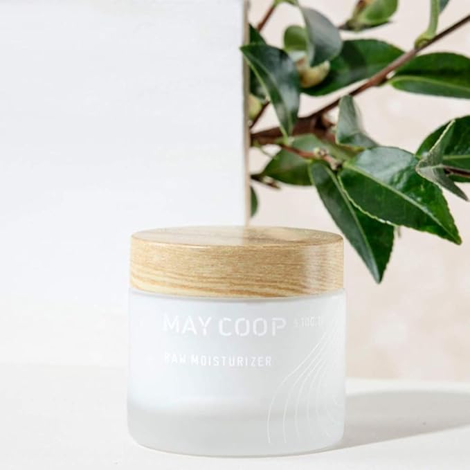 MAY COOP Raw Moisturizer Face Cream | Korean Skincare, Daily Hydrating Cream | 69% Maple Sap, Softening, Nourishing, Lightweight Gel, Vegan, Sensitive Skin, Anti-Aging