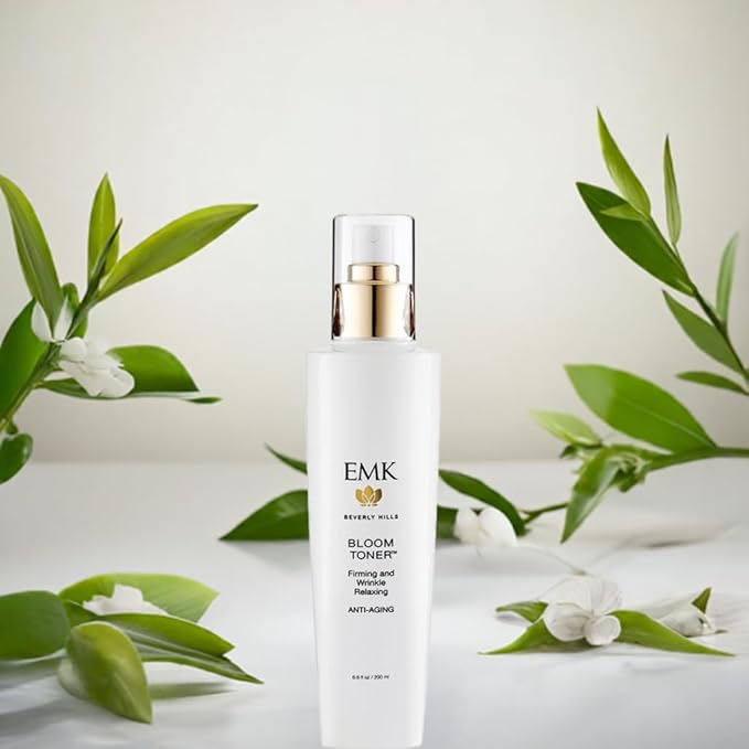 EMK Bloom Toner - Facial Toner with Hyaluronic Acid, Shitake Mushroom, Reishi Mushroom, and Ginseng Root - Hydrating, Detoxifying, Anti-Aging - Plant-Based, Hypoallergenic, Paraben-Free