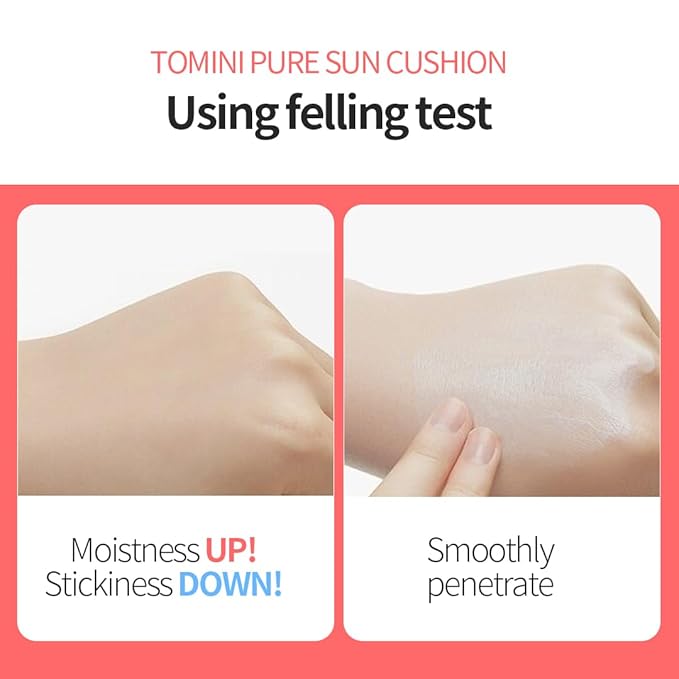 TOMINI Pure Sun Cushion (Light Pink)