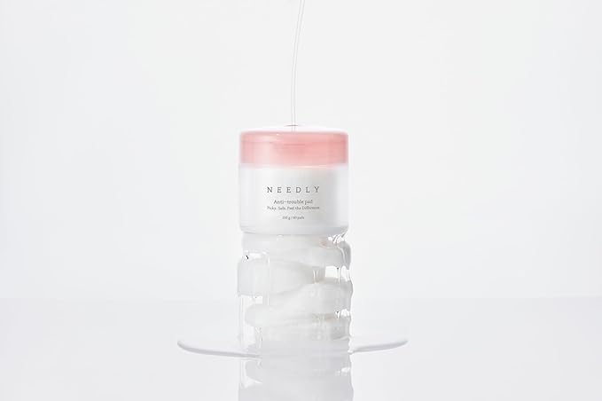 NEEDLY | Anti-Trouble Pad | Exfoliating & Sebum Improvement with Quadruple Peeling Complex | for Acne-Prone Skin